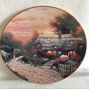 Thomas Kinkade’s Olde Porterfield Tea Room Plate